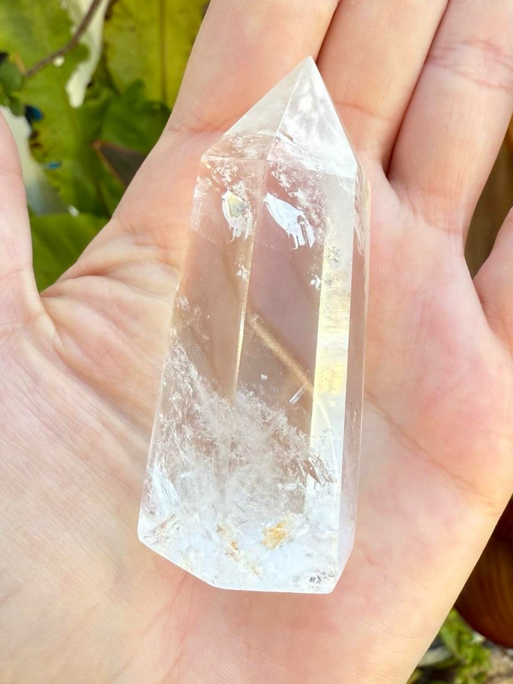 Clear Quartz Crystal Point - Picture 4 of 7
